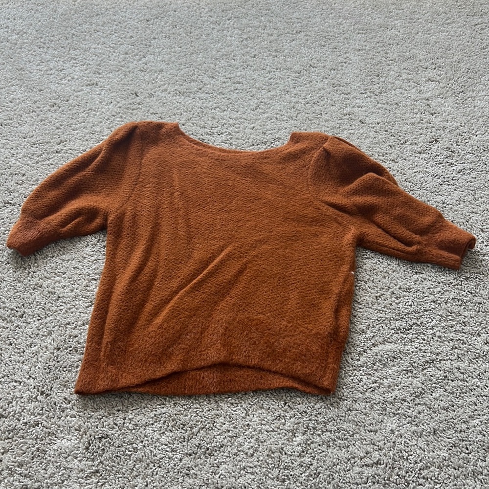 Womens short sleeve sweater